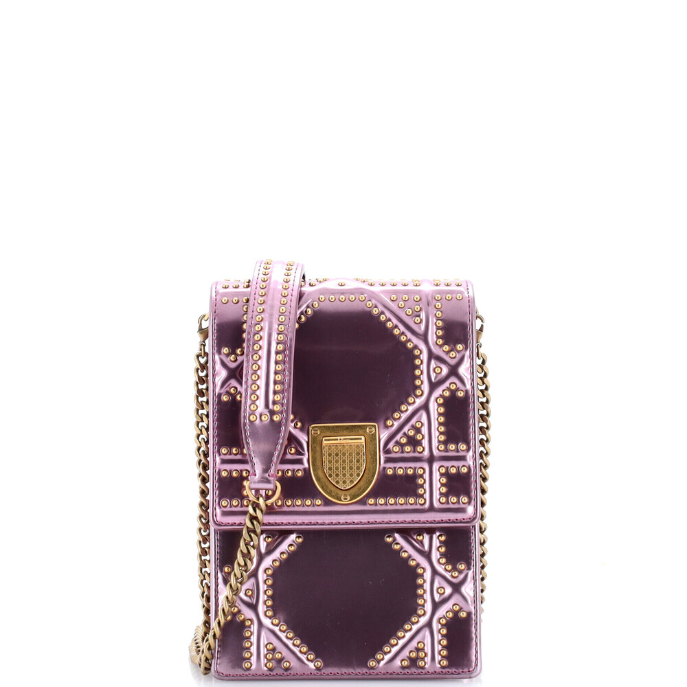 Christian Dior Diorama Vertical Clutch on Chain